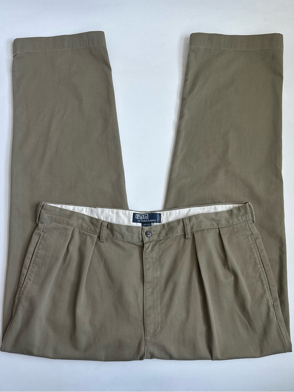 Polo by Ralph Lauren ANDREW PANT
Olive Khaki Pleated Men's Chinos Size 40X31